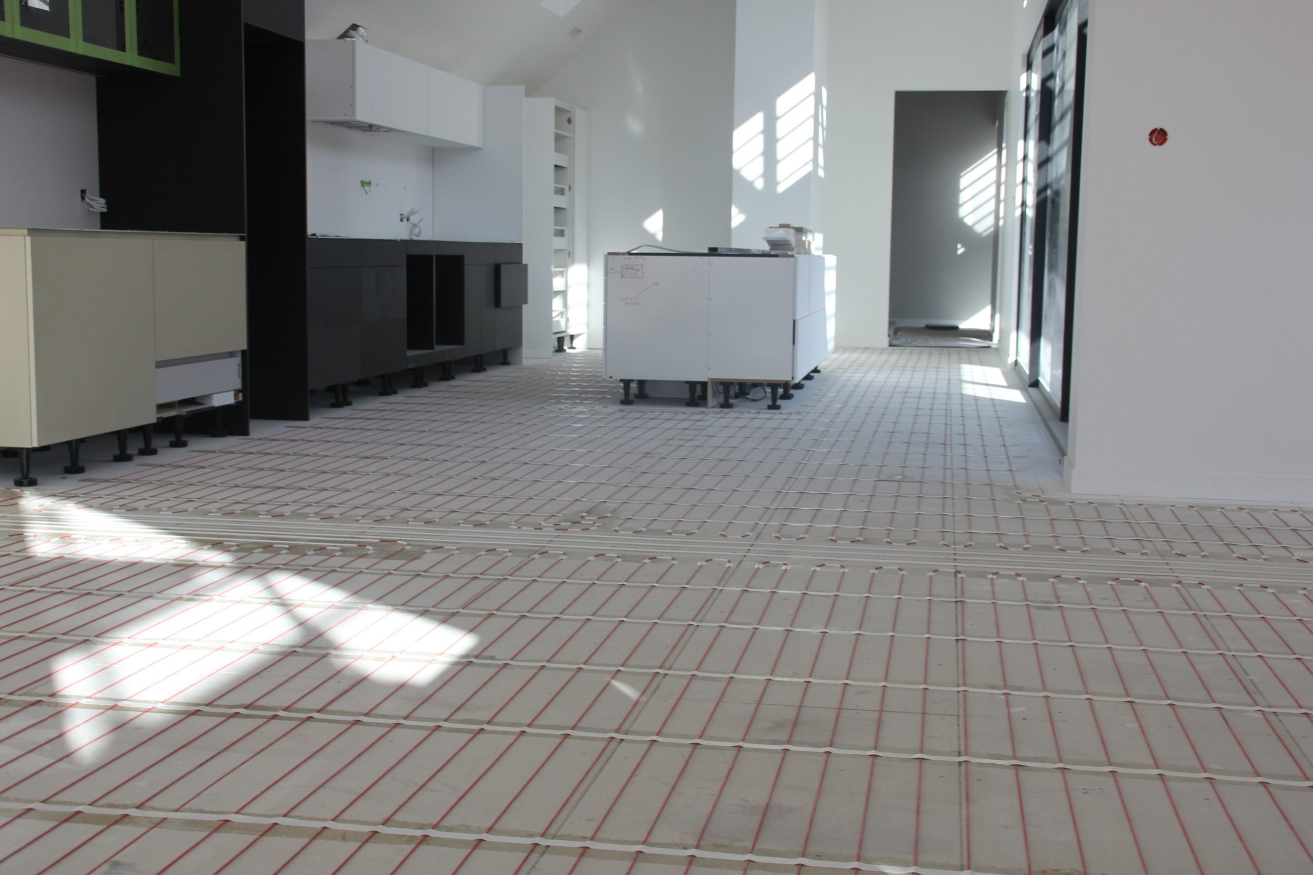Installation of Thermafloor do it yourself electric undertile heating systems, New Zealand