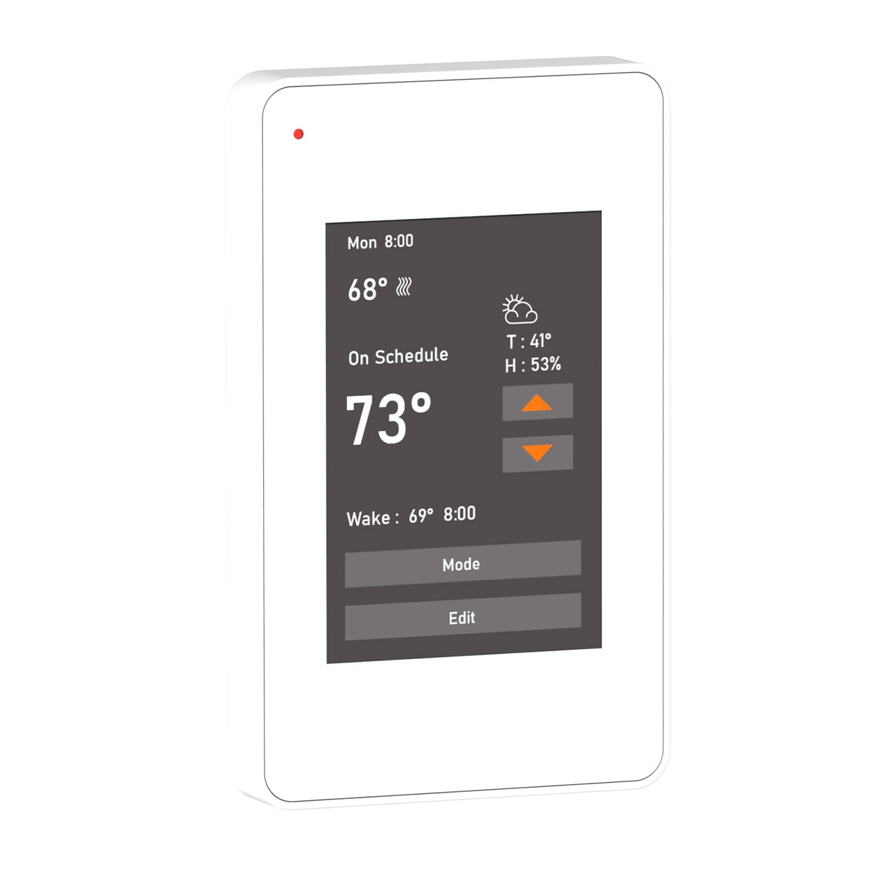TF1 Programmable Radiant Floor Thermostat - White - Image 2