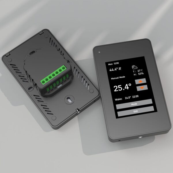TF1 Programmable Radiant Floor Thermostat - Black - Image 2